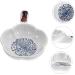 MAGICLULU 1pc Sauce Dish Vegetable Plate Ceramic Dipping Dish Pastry Plate Dipping Sauce Bowl Sauce Bowls Condiment Bowls Candy Plate Spice Dish Seasoning Dish Ceramics Household Spices 11X8X2CM Blue - Buy Online on SooperMarket.com
