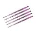 Premium Eyebrow Brushes Set - 5pcs Glitter Handle Eye Makeup Tools for Eyeshadow & Brows - Soft Hair Professional Cosmetic Brushes for Perfect Eyebrows - Buy Online on SooperMarket.com