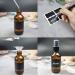 Buy Liyuabu 60ml Brown Spray Bottles - Refillable Travel Perfume & Essential Oil Containers | Set of 3 Fine Fog Nozzle for Aromatherapy Hair & Cleaning - Buy Online on SooperMarket.com