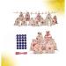 KOMBIUDA 50 Pcs Calendar Chritmas Candy Chrismas Garland Pouch for Christmas Storage Bag Drawstring Size 2 As Shown - Buy Online on SooperMarket.com
