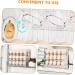 KOMBIUDA Refrigerator Egg Rack Egg Storage Box Plastic Serving Tray Vanity Organizers and Storage Egg Container for Refrigerator Transparent 26X20X10CM - Buy Online on SooperMarket.com
