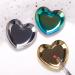 Bodhi2000 Stainless Steel Heart-Shaped Nail Art Palette - 1 Piece Color Mixing Tool for Manicure & Cosmetics - Buy Online on SooperMarket.com