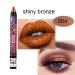 Go Ho 2PCS Shimmer Eyeshadow Sticks - Long Lasting Ultra Pigmented Eye Shadow in Shiny Bronze & Bright Red Copper - Buy Online on SooperMarket.com