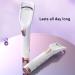 Verdant Touch Electric Eyelash Curler 2 in 1 Heated Eyelash Curler with Hair Dryer Larger Heating Silicone Pad Rechargeable Electric Lash Curler - Buy Online on SooperMarket.com