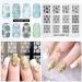 Alexnailart Nail Stamping Printing Plate Template Image Plate Stamper Scraper Flower Pattern Nail Art Decoration DIY Print Manicure Design FL045 - Buy Online on SooperMarket.com
