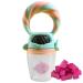Jingling Fruit Pacifier Feeder - Safe Silicone Teething Tool for Babies | Soft Vegetable & Fruit Food Feeder - Buy Online on SooperMarket.com