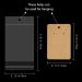 150 Earring Cards with Self-Seal Bags and Kraft Paper Tags - Brown - Buy Online on SooperMarket.com