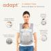 Ergobaby Adapt Carrier for Newborns | 3 Positions | SoftFlex Mesh | Graphite Grey - Buy Online on SooperMarket.com