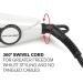 Corioliss C1 Professional Titanium Hair Styling Iron - White Carbon Fiber 1 Ceramic Plates Anti-Frizz & Heat Resistant Pouch - Perfect for Straightening Curls & Flicks - International Shipping Available - Buy Online on SooperMarket.com