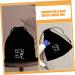 Baluue 5pcs Flannel Hair Dryer Bag Travel Drawstring Bag Hair Tools Travel Bag Hair Dryer Bag for Travel Bag for Hair Dryer Hair Dryer Organizer Flat Ironing Travel Bag Travel Makeup Bag 26.00X23.00X0.50CMx5pcs Blackx5pcs - Buy Online on SooperMarket.com