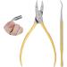 Toe Nail Clipper Streamlined Handle Remove Edges Of Nails Cuticle Clipper Stainless Steel for Hand for Cuticle for Dead Skin(Tyrant Gold) - Buy Online on SooperMarket.com