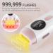 At-Home Permanent Laser Hair Removal Device | 999,999 Flashes | Painless Removal for Women and Men | Suitable for Armpits, Back, Legs, Arms, Face, and Bikini Line - White - Buy Online on SooperMarket.com
