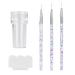 1 Pcs Nail Stamp Nail Stamper Clear French Tip Stamp Nail Stamping Kit Nail Art Accessories With 3 Pcs Nail Art Pens and 1PCS Scrapers Silicone Nail Stamper for French Nails