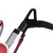 U-Shaped Curling Iron | Portable Hair Curler with 5 Adjustable Modes | Safety PTC Heating - Red - Buy Online on SooperMarket.com
