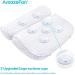 AmazeFan Bath Pillow with 4D Air Mesh Technology | 7 Suction Cups | Head, Back, Shoulder, and Neck Support | Fits All Bathtub, Hot Tub, and Home Spa - US Patent Design - Buy Online on SooperMarket.com