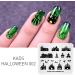 Halloween Nail Stamping Plate - Castle, Bat, Haunted House Patterns | Alexnailart HA002 - Buy Online on SooperMarket.com