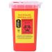Osaladi Storage Container for Barber - Razor Shell Case & Shaving Blade Disposal - Compact Red Automatic Trash Can - Buy Online on SooperMarket.com