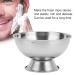 Premium Stainless Steel Shaving Soap Dish & Mug - Stabilized Base Shaving Cup & Brush Holder for Home & Salon Use - Buy Online on SooperMarket.com