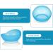 Suction Cup Bowl Silicone Scooper Bowl Suction Plate Disabled Person Bowl Self Feeding Bowl Elderly Assistant Dish for Handicapped Person - Buy Online on SooperMarket.com