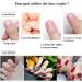 WJIASI Natural False Nails Oval French Acrylic Nails Artificial Nails Tips for Girls Women(500 Pieces 10 Sizes) (Waterdrop - Clear) - Buy Online on SooperMarket.com