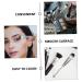 Buy 2 Sets of Metal Handle Makeup Brushes for Women | Eye Shadow Brow & Loose Powder Brush Perfect for Flawless Eye Makeup & Blush Application | High-Quality Artificial Fiber - Buy Online on SooperMarket.com