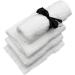 Leather & Looms 12 Pack Cotton Soft Washcloths 12x12 - Extra-Absorbent & Quick Drying (White) - Buy Online on SooperMarket.com