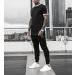 JMIERR Men's Tapered Gym Running Sweatpants Large - Black | Athletic Joggers with Pockets - Buy Online on SooperMarket.com