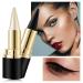 Aaiffey 2 Colors Gel Eyeliner Set - Waterproof Smudge Proof Eye-liner Pencil for Women - Long-Lasting Matte Black Eyeliner Stick - Silver and Brown Shades - Buy Online on SooperMarket.com