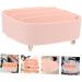 PLAFOPE Makeup Eyeshadow Box Makeup Storage Box Eyeshadow Divided Palettes Holder Divided Makeup Holder Eye Shadow Organizer 20.6X20X8.6CM Pink - Buy Online on SooperMarket.com