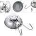 Alipis 1pc Hook up Heavy Duty Coat Hangers Suction Cup Hook Wall Key Hanger Suck Cup Hook Metal Work Towel 7X6CM Silver - Buy Online on SooperMarket.com