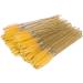 Disposable Eyelash Brushes 50 Pieces Nylon Make-up Brushes Mascara Sticks Eyelashes Eyebrows Disposable Portable Brush (Yellow) - Buy Online on SooperMarket.com