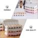OSALADI 2pcs 18 Egg Storage Box Filled Plastic Eggs Fridge Egg Dispenser Egg Storage Tray With re-usable Assorted Color 30x15cm - Buy Online on SooperMarket.com