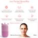 Ice Roller for Face - Portable Silicone Skin Care Tool | Reusable Ice Facial Roller to Brighten & Reduce Fine Lines (Pink - Buy Online on SooperMarket.com