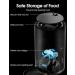 WOPET Automatic Cat Feeder  FT70 Plus Pet Dry Food Dispenser with Desiccant Bag for Cats and Dogs  Timed Cat Feeder Programmable 6 Meals Per Day  10s Voice Recorder Black - Buy Online on SooperMarket.com