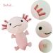 YILITI Axolotl Stuffed Animal Toy 9.8 Inch - Cute Plush Doll for Boys and Girls (Pink) - Soft Axolotl Plush Birthday Gift - Buy Online on SooperMarket.com