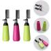 Lurrose 3pcs 130ml Hair Dye Bottle Root Comb Applicator Bottle Hair Coloring Dyeing Dispensing Bottle Container for Home Shop Scalp Treatment Perming Tools (Random Color) - Buy Online on SooperMarket.com