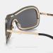 Sport Sunglasses | Women Sunglasses UV Protection Cycling Driving Fishing Sun Glasses Portable Wrap Around Cycling Puchen Gold Frame Full Gray Film - Buy Online on SooperMarket.com