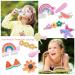 28 Colorful Sweet Hair Clips for Girls | Fashionable Floral & Fruit Hair Accessories | Cute Animal & Dessert Styles | Non-Slip Metal Buttons - Buy Online on SooperMarket.com