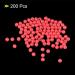 PATIKIL 200pcs 3mm Glowing Fishing Beads - Red Plastic Fishing Lure for Night Fishing | International Shipping - Buy Online on SooperMarket.com
