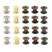 EXCEART 100 Sets Lash Rivet Boxed Diy Crafts Brass Rivets Double- Sided Rivets Diy Studs Self Made Component Assorted Color 0.8x0.8cm