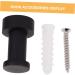 ABOOFAN 4 Pcs Bathroom Towel Hook Heavy Duty Clothes Rack Purses Black Towel Hook Towel Hooks Towel Rack 3X1.8X1.8CMx2pcs Blackx2pcs - Buy Online on SooperMarket.com