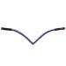 Start Wodenhringriemen horse glitter headband leather diamond horse stirring strap curved for bridle head straps for horses size warm blood thoroughbred and pony (bangs black/blue) pony black/blue