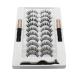 Magnetic Eyelashes And Eyeliner Kit Reusable Magnetic Lashes With Eyeliner And Tweezers 3D Natural Look False Eyelashes Magnetic Eyelash Kit Natural Look Magnetic Eyelash Kit With Applicator Tool
