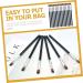 Baluue 100 Pcs Eye Shadow Brush Eye Applicator Salon Makeup Diffuser Thin Eyeliner Brush Artificial Fiber - Buy Online on SooperMarket.com