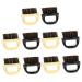 Beavorty 10 pieces men's beard ridge hair-styling cleaning brush men-beard bush razor brush for men pocket hair brush cleaning scrubbing brush for 6x5x5cmx5pcs black beigex5stk