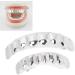 Hip Hop Teeth Halloween Hip Hop Teeth Convenient for Halloween Party for Hip Hop Fashion Shows(Silver) - Buy Online on SooperMarket.com