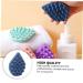 Silicone Shampoo Comb & Scrubber Massager | Scalp & Body Brush for Baby Shower | Dark Blue | 1pc - Buy Online on SooperMarket.com
