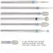 Nail Drill Bits Ceramic Nail Mill Bits Professional Remove Gel Acrylic Cuticle Diamond Tungsten Carbide Tools for Nail Beautify Polishing Clear Care Manicure Pedicure(JG#8) - Buy Online on SooperMarket.com