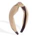 VOCOSTE Knotted Headband for Women Non-Slip Fashion Hair Accessories Khaki