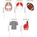 20Pcs American Football Cupcake Topper Rugby Ball Cupcake Topper Super Rugby Sports Theme Cake Decorations For Baby Shower Birthday Party Supplies - Buy Online on SooperMarket.com